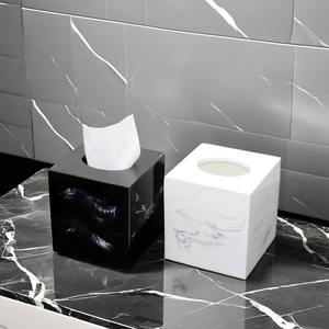 Sang trọng hiện đại Scandinavian thiết kế nhựa mô hộp đá cẩm thạch kết cấu cho phòng khách hộ gia đình Bàn cà phê với khăn ăn ngăn kéo - Product Image 2