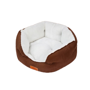 Vente en gros de lits amovibles en faux daim pour animaux de compagnie lit lavable en mousse à mémoire de forme pour chat lit pour chien - Product Image 3