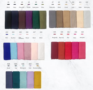 Extensible Jersey Hijab Musulman Islamique Arabe Écharpe Turban Turquie Châle Foulards en coton Mercerisé Doux pour <span class=keywords><strong>les</strong></span> femmes élégant - Product Image 5