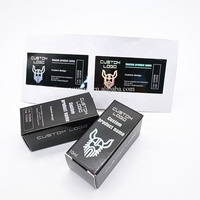 Étiquette personnalisée pour flacon de 3 ml et 10 ml de qualité pharmaceutique et emballage en boîte