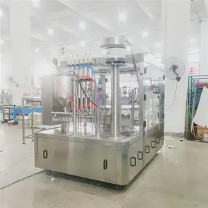 ZLD-6A Automatic Jumbo Beverage Bag Liquid Water Suck Squeeze Spout Pouch Baby Food Tomato Paste Filling And Capping Machine