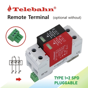 Ac <span class=keywords><strong>SPD</strong></span> T1 + T2 230V 275V 320V 385V 8ka 25kA 50kA 1P + N thiết bị bảo vệ tăng cho giai đoạn duy nhất - Product Image 6