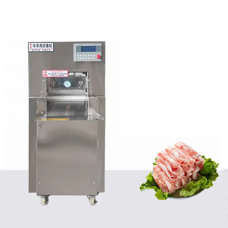 Cheap Price Sausage Slicer Cutting Machine Automatic Meat Slicer for Sale Bacon Ham Beef Meat Slice Cutter