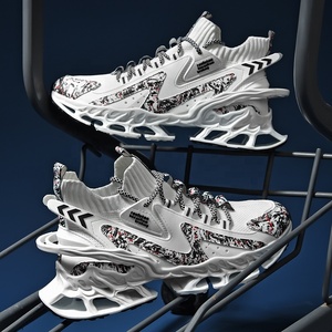 OEM Custom Logo Full Design Blade Shoes Walking Tennis Sneakers Breathable Non Slip Gym Sports <strong>Work</strong> <strong>Trainers</strong> Men's Running Shoes - Product Image 3