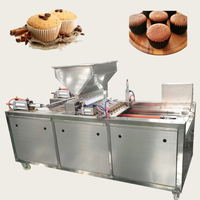 YUCHO Nouvelle machine à fabriquer des cupcakes entièrement automatique à haute productivité 220V/380V avec garantie d'un an, ligne de production connectable