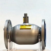 Válvula de Bola Manual con Brida de Acero Inoxidable PN16 PN25 2PC OEM con Sellado Flotante de PTFE 300psi para Tuberías de Agua