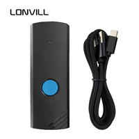 Lecteur de codes-barres portable rechargeable LONVILL 640x480 CMOS 300cps à décodage rapide pour supermarchés et tri logistique