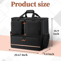 Computer Desktop Tower Large Carrying Case PC Travel Case for Computer Moving Portable Gaming Backpack for Keyboard Mouse