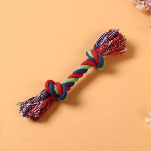 Vente directe du fabricant Jouet à mâcher en coton pour chien et chiot Jouet à mordre en corde d'os tressée durable - Product Image 2