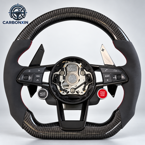 Volant personnalisé pour Audi A4 B8 B9 A3 8p A6 RS3 Q3 A1 A5 C6 C7 C7.5 C8 B6 B7 B8.5 8v RS5 RS6 RS7 S5 S6 S7 A7 A8 D3 S3 A6C6 - Product Image 1