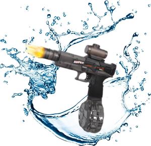 Pistolets à eau électriques Jouets portables Haute puissance Automatique Pistolet à eau LED pour les jeux <span class=keywords><strong>d</strong></span>'été en plein air Plage Piscine - Product Image 1