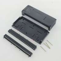 Caja de Distribución de Plástico ABS para Riel DIN con Protección IP54, Color Personalizable, 250x110x65mm para PCB Electrónicos