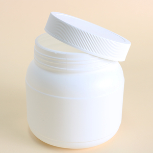 Fabricant Usine Vente 850ml 850cc Pot Rond Blanc Puissance Grand Conteneur en Plastique PE-HD pour Emballage Vide - Product Image 2