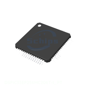 ส่วนประกอบอิเล็กทรอนิกส์แบบฝังตัว 64 TQFP DSPIC33EP256MC206T-I_PT มีสินค้าในสต็อก - Product Image 1