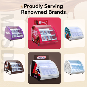 Meisda Sc15 15L Sô Cô La Tủ Lạnh Bánh Mát Hiển Thị Mini Tủ Lạnh Với Cửa Kính - Product Image 4