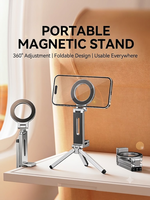 Mini trépied de poche E01S en gros, support de caméra portable pour vlogging avec pince et tête rotative à 360°