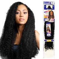 Cheveux bouclés en vrac effet vague d'eau PREMIUM 22'' pour crochet, cheveux à tresser pré-bouclés 22 pouces style bohème en stock, livraison rapide
