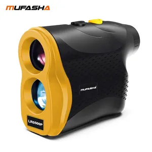 MUFASHA LR0500P lazer telemetre avcılık 500m mesafe ölçer yumuşak çanta paketlenmiş OEM lazer rangefinders mini