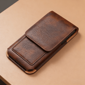 Sac de téléphone professionnel en cuir synthétique imperméable, fin et <span class=keywords><strong>portable</strong></span> - Product Image 1