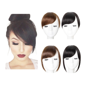 Bán Buôn Dày <span class=keywords><strong>Clip</strong></span> Trong Hairpieces Side Quét 3D Không Khí Bang Tự Nhiên Vô Hình <span class=keywords><strong>Clip</strong></span> Trên Giả Tóc <span class=keywords><strong>Bangs</strong></span> Cho Hàng Ngày Mặc - Product Image 1