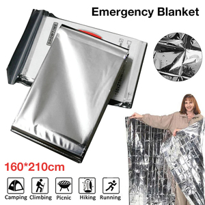 Wholesale 160*210CM Emergency <b>Blanket</b> Low Temperature First Aid Kit Insulation Lifesaving Warm - Product Image 2