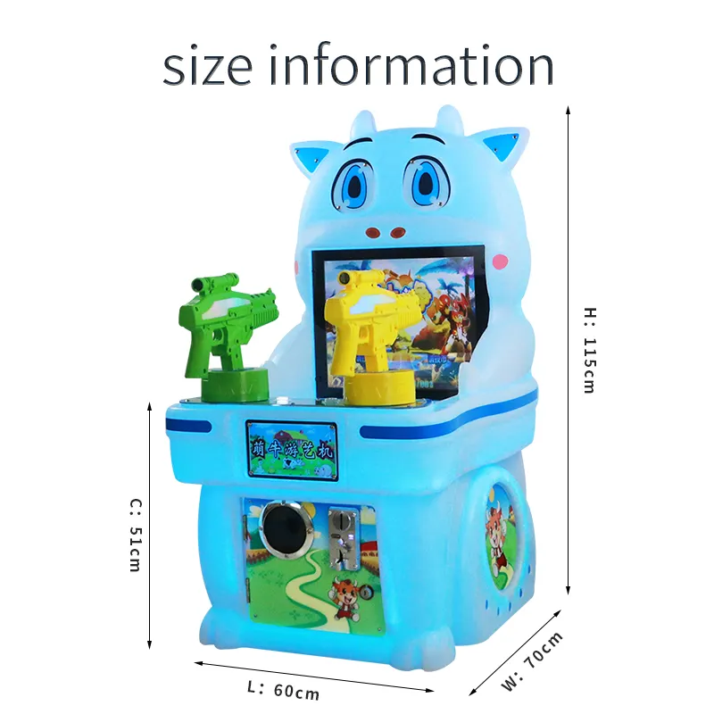 Personalizzazione macchina da gioco per bambini a gettoni macchina per videogiochi con interazione doppia persona