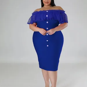 2022 Elastic Clothing Colorful Solid Two Piece Set Bodycon, Casual Dress Plus Size 5 XL Womens Dress/