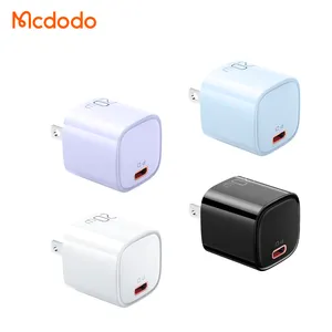 Mcdodo 20W Charger US Colors Fast Charging Type-C Pd 18W 20W Cable Charger For Iphone Pd 20W Charger Plug Cable Box
