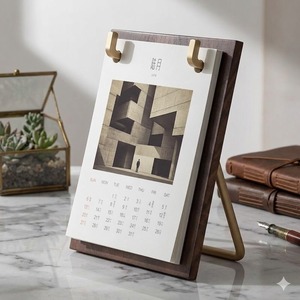 <span class=keywords><strong>Calendrier</strong></span> Taïwanais 2027 : Nouveau <span class=keywords><strong>Calendrier</strong></span> Personnalisé en Bois DIY pour Photos Créatives et Jeunesse Littéraire - Product Image 3