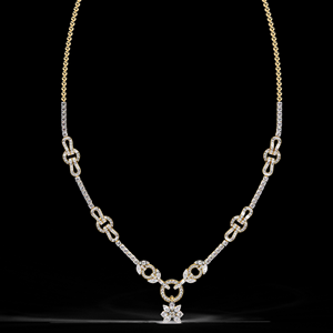 สร้อยคอจี้เพชรเม็ดเดี่ยวสังเคราะห์สำหรับวันสตรี ทองคำขาว 14K 18K น้ำหนัก 5.74 กะรัต รับรองโดย IGI ดีไซน์หรูหรา - Product Image 3