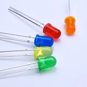 Led Diode Red Dropshipping 1000pcs/bag F5 Round Color Lens Red Blue Green Yellow Orange Assorted 5mm Diffused Led Light-emitting Diode DIY Kit