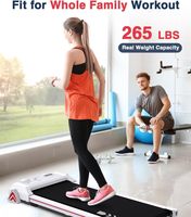 Tapis de course électrique portable 3 niveaux d'inclinaison, sans fil, avec moniteur de fréquence cardiaque, capacité maximale 120 kg – Offre Spéciale