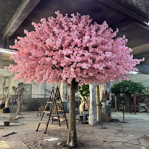 Giả mô phỏng cây anh đào <span class=keywords><strong>10</strong></span> Chân Nhân Tạo Hoa lụa cây cho trong nhà ngoài trời nhà văn phòng bên hoa anh đào cây - Product Image 5
