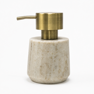 Juego de Accesorios de Baño de Mármol con Diseño de Madera, Juego de Baño de Mármol con Vetas de Madera Natural, Dispensador de Jabón de Mármol - Product Image 2