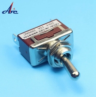 Interrupteur à bascule à ressort unipolaire KN3(C)-101P 12MM 15A 250V SPST 2 broches ON-OFF