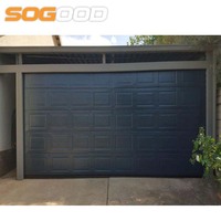 Porte de garage sectionnelle isolée de haute qualité, électrique, automatique, avec système de sécurité anti-pincement, personnalisée pour les villas résidentielles