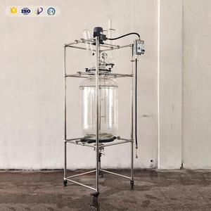 Hot-Selling 200L chimique chemisé verre réacteur automatique 220V laboratoire réaction bouilloire pression navire moteur moteur nouveau - Product Image 4