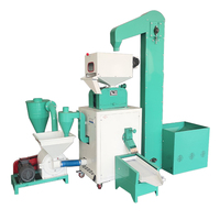 Machine Commerciale Économique pour Décorticage de Riz, Moulin à Riz Combiné, Batteuse et Éplucheuse de Riz