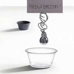 Gobelet à sauce jetable transparent en plastique PP à paroi simple, sans BPA, 1 oz, à bas prix, échantillon gratuit, impression offset personnalisée avec logo - Product Image 3