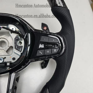 พวงมาลัยคาร์บอนไฟเบอร์แบบฟอร์จ ทนทาน ลดราคาพิเศษ สำหรับ CS G30/G31/G32/X3 G01/X4 G02 M2 G87 M3 G80 M4 G82 G42 G20 - Product Image 5