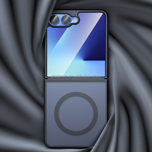 Coque arrière 2 en 1 pour Samsung Galaxy Z Flip 7 6 5 Flip7 Flip6 2 en 1 PC Matte Back Cover TPU Black Frame Magnetic Shockproof Coque <span class=keywords><strong>Etui</strong></span> pour Samsung Galaxy Z Flip 7 6 5 - Product Image 1