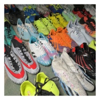 Chaussures de football d'occasion S24 de marque chinoise, seconde main, Ukay, bonne qualité, confortables, en cuir véritable, tailles mixtes, chaussures de créateur pour hommes