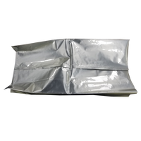 Sacs en aluminium de grande taille, antistatiques, argentés, blancs, à fermeture éclair ou à ouverture supérieure, pour produits à utiliser avec prudence