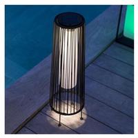 Lampes solaires en rotin PE pour Patio jardin, lanterne en osier en résine tissée, design moderne, éclairage solaire extérieur, lumière solaire pour sol