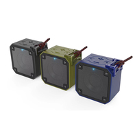 Speaker Nirkabel Portabel Golf Magnetik, Speaker Luar Ruangan Tahan Air IPX6 Bass Mendalam untuk Kereta Golf, TWS, Tahan Guncangan