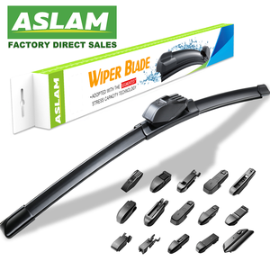 ASLAM Balai d'essuie-glace multifonctionnel avec spoiler central, ajustement universel pour 99 % des modèles, vente en gros directe usine, promotion exceptionnelle - Product Image 1