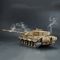 1/16 2,4G Heng Long RC Tank Toy 3908-1 British Challenger 2 Infrared IR Battle BB Airsoft Smoke Lights Sound Steel Metal Crawler