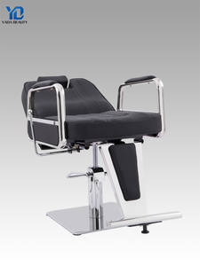 Sentetik deri yüksek denisity sünger modern İtalyan tarzı berber hidrolik stil sandalyeler antika berber koltuğu satılık - Product Image 5