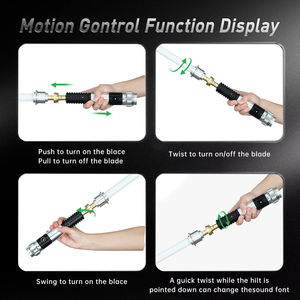 ไลท์เซเบอร์ <span class=keywords><strong>Obi</strong></span>-<span class=keywords><strong>Wan</strong></span> SE รุ่น Heavy Dueling เปลี่ยนสีได้ไม่จำกัด ควบคุมผ่านแอพ ของเล่นดาบเรืองแสง ของขวัญ ดาบนีโอพิกเซล สงครามแห่งดวงดาว - Product Image 5