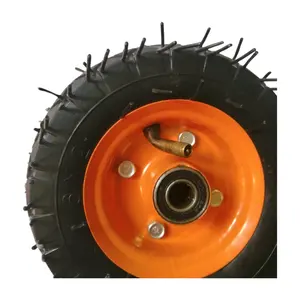 사용자 정의 6 "x 2" 고성능 바퀴 공압 고무 타이어 펑크 방지 수레 풍선 바퀴